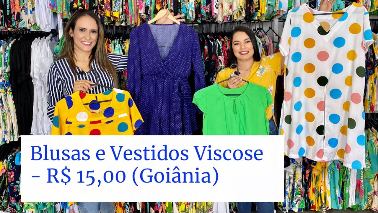 BLUSAS VISCOSE SUPER BARATAS R$ 15,00 VESTIDOS E MUITO MAIS | Moda Feminina Atacado