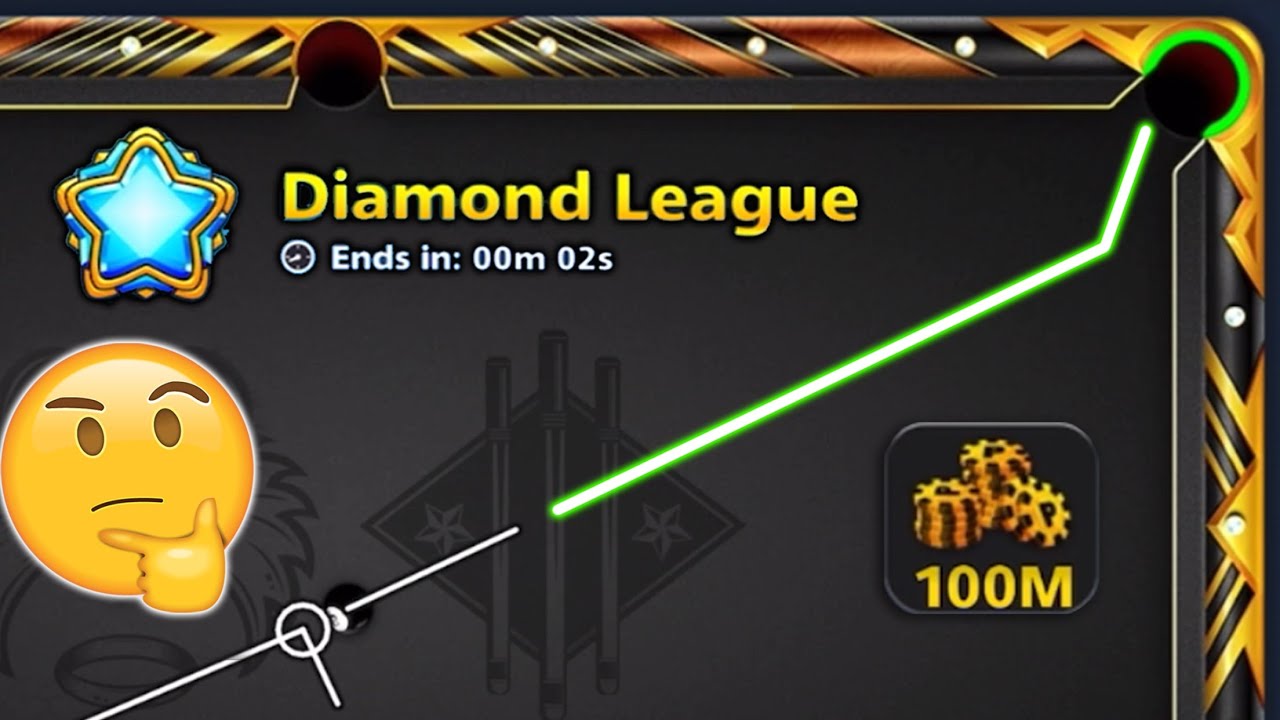 Sospechose Trickshots in Diamond League Top - New 100M Table - 8 Ball Pool - Gaming With K