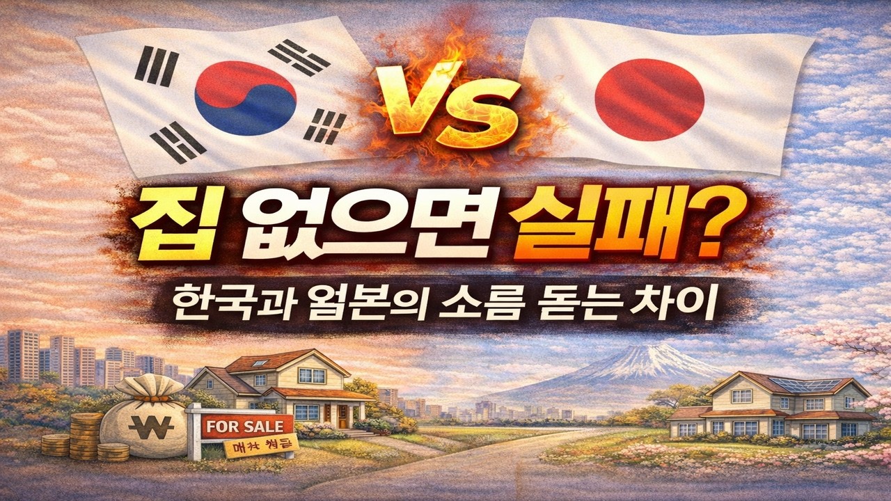 “집 없으면 실패?” 한국과 일본의 소름 돋는 차이 #한국집값#일본부동산#부동산비교#한일경제#집값차이#경제이야기#경제공부#부동산시장#자산형성#경제한입