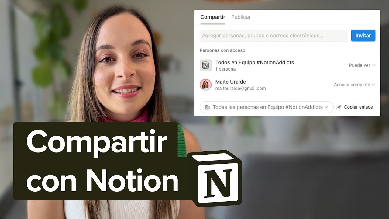 Cómo compartir tus páginas de Notion con cualquier persona
