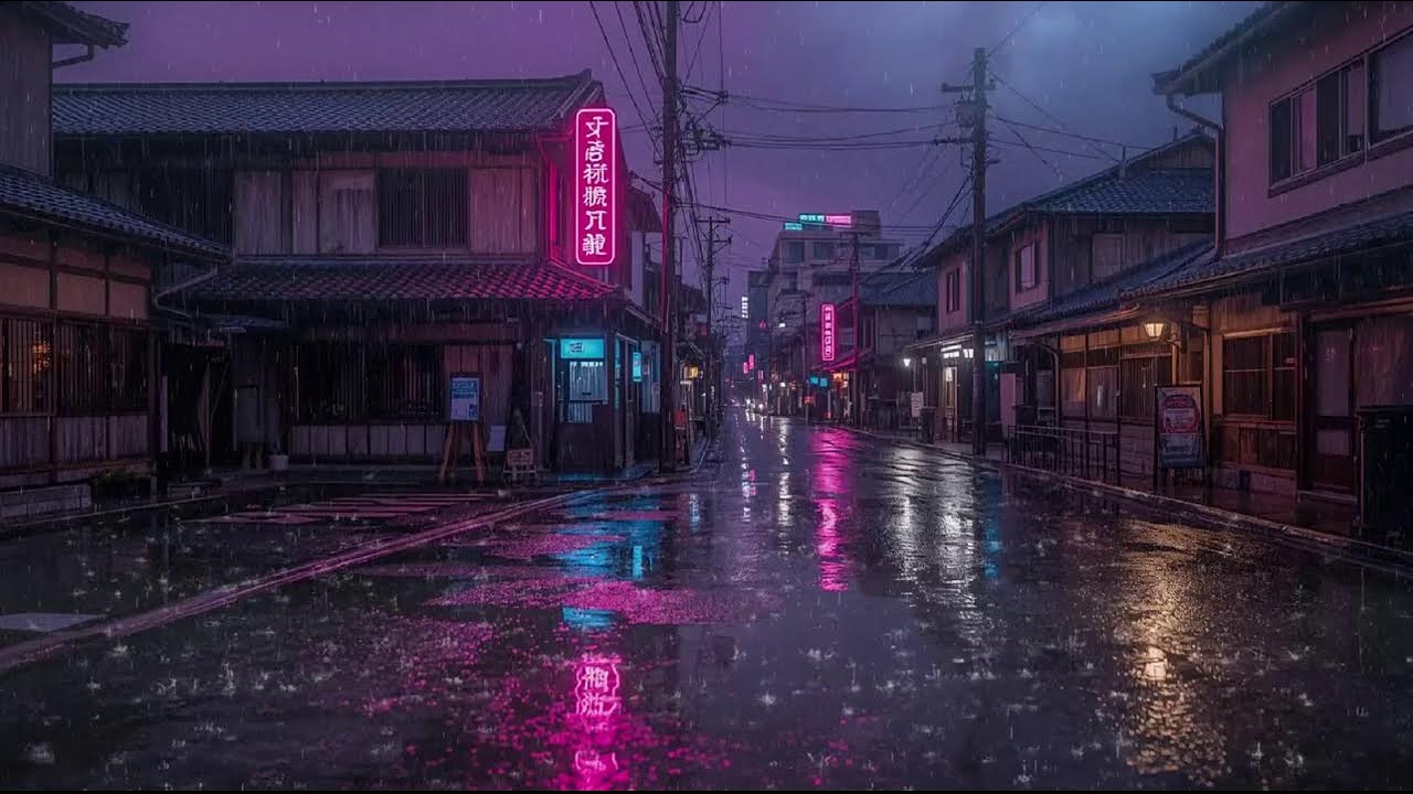 Rainy Night Lofi Mix 🌙 Calm Chillhop Beats to Relax, Study & Sleep #1