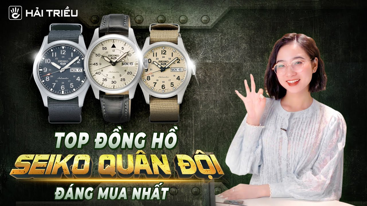 Seiko 5 Field Sports quân đội: Đồng hồ đáng mua nhất năm