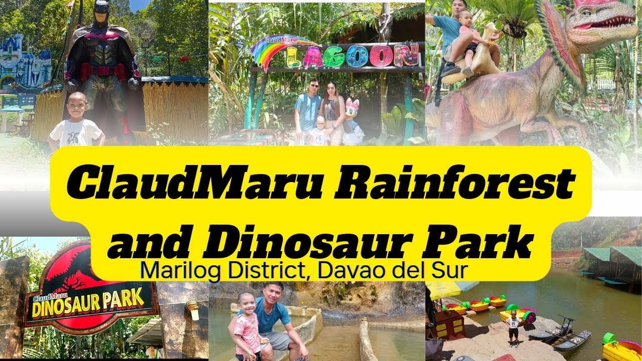 Let's celebrate at Claud Maru Rainforest and Dinosaur Park, Marilog, Davao del Sur!