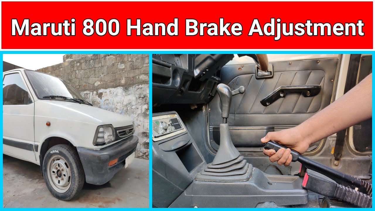 Maruti 800 Hand Brake Adjustment // Maruti 800 Hand Brake Repairing