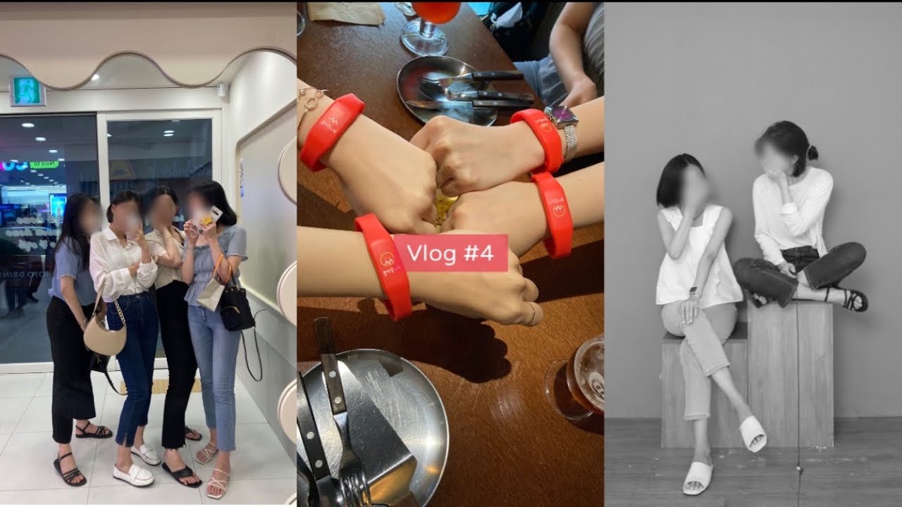 [vlog #4] 인생네컷 피맥 크로플 / 흑백셀프사진 / 엄마랑 데이트 / 아무도 모르는 나만의 홈비디오