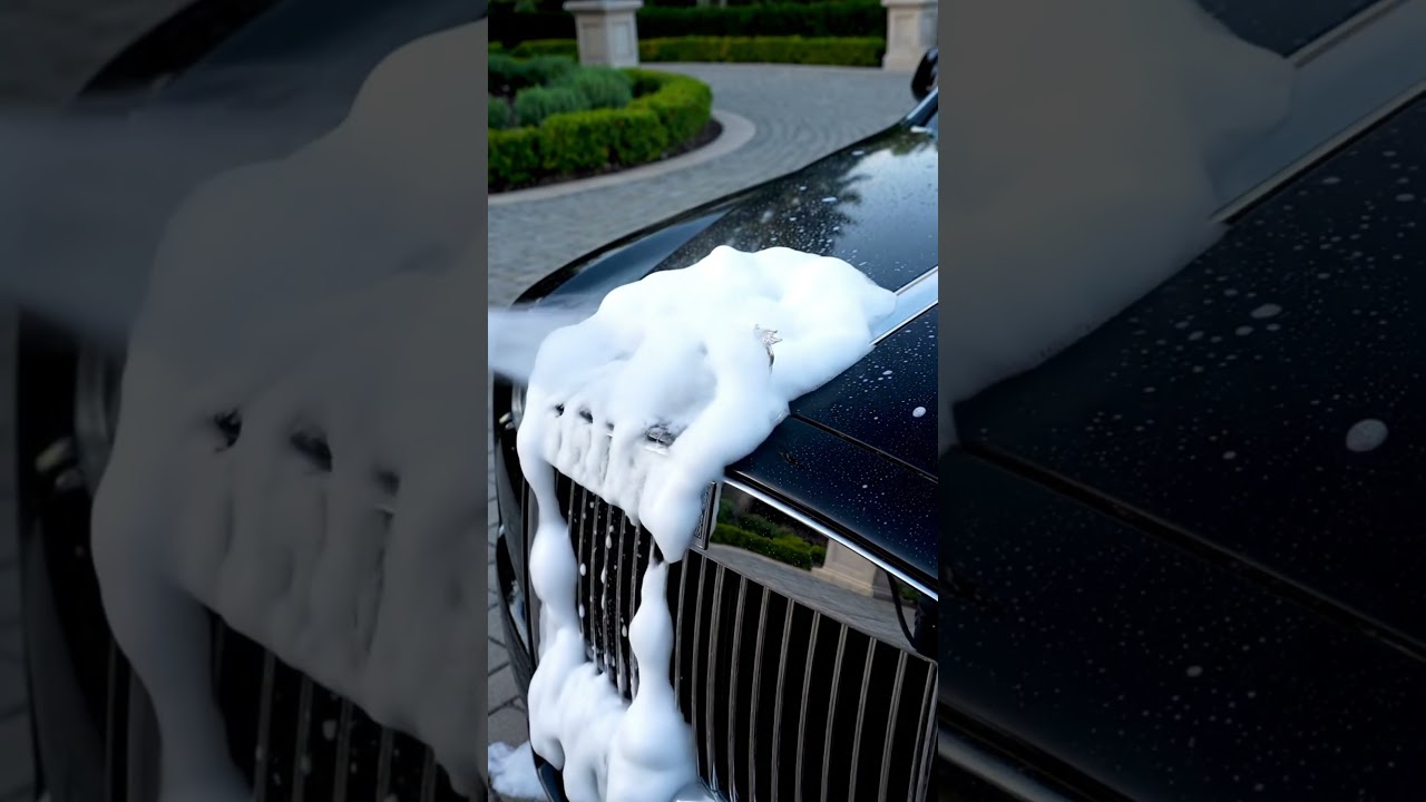 “Luxury ASMR: Cleaning a Black Rolls-Royce” 