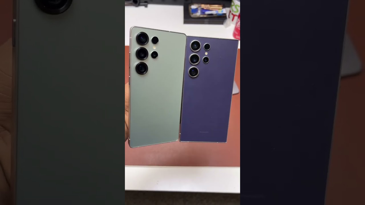 Galaxy S25 Ultra Jadegreen vs Titanium Violet 