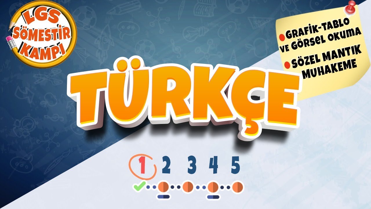 8. Sınıf Türkçe | Grafik - Tablo ve Görsel Okuma, Sözel Mantık ve Muhakeme | 2022