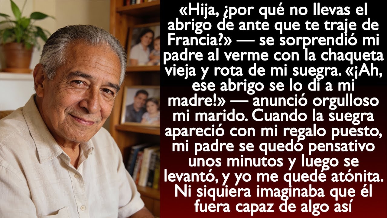 Mi padre se quedó pensativo unos minutos, luego se levantó, y yo nunca habría imaginado que...