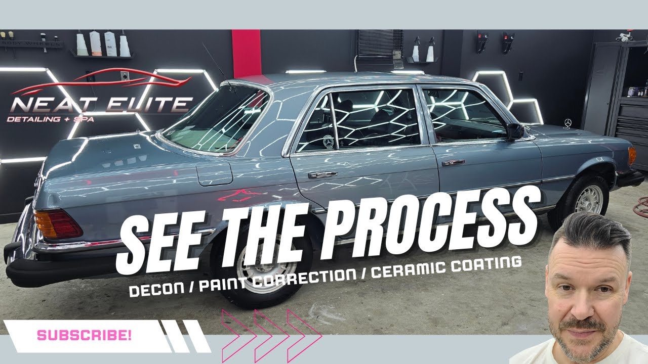 1979 Mercedes 450 SEL Ceramic Coating, Full Process