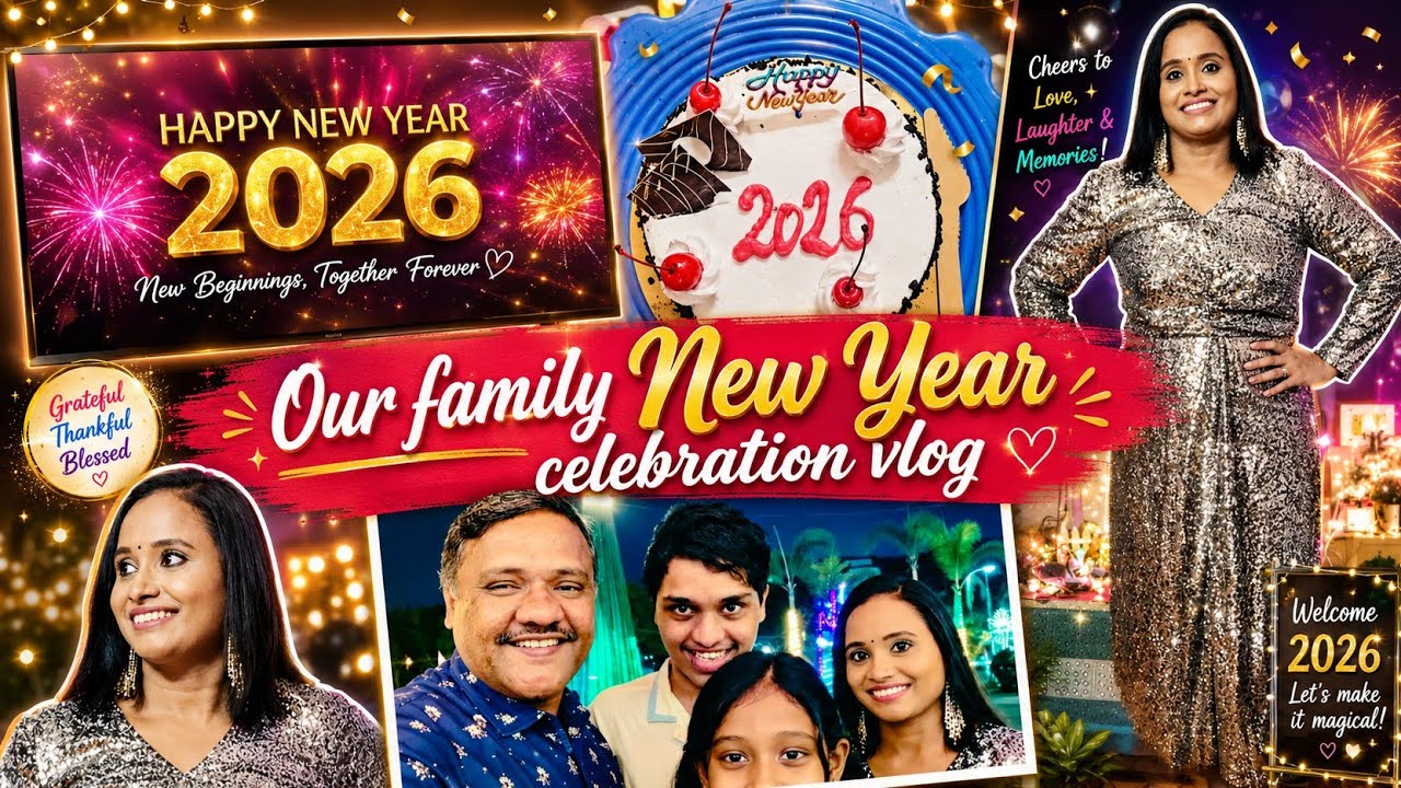 Vlog15:Our family New Year celebration vlog ❤️ ✨️ 