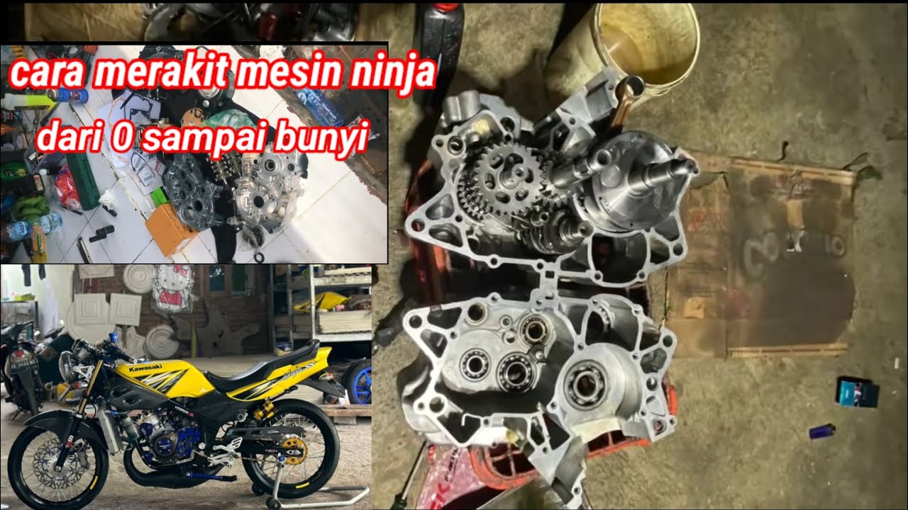 Как собрать двигатель для Ninja R/RR || до запуска