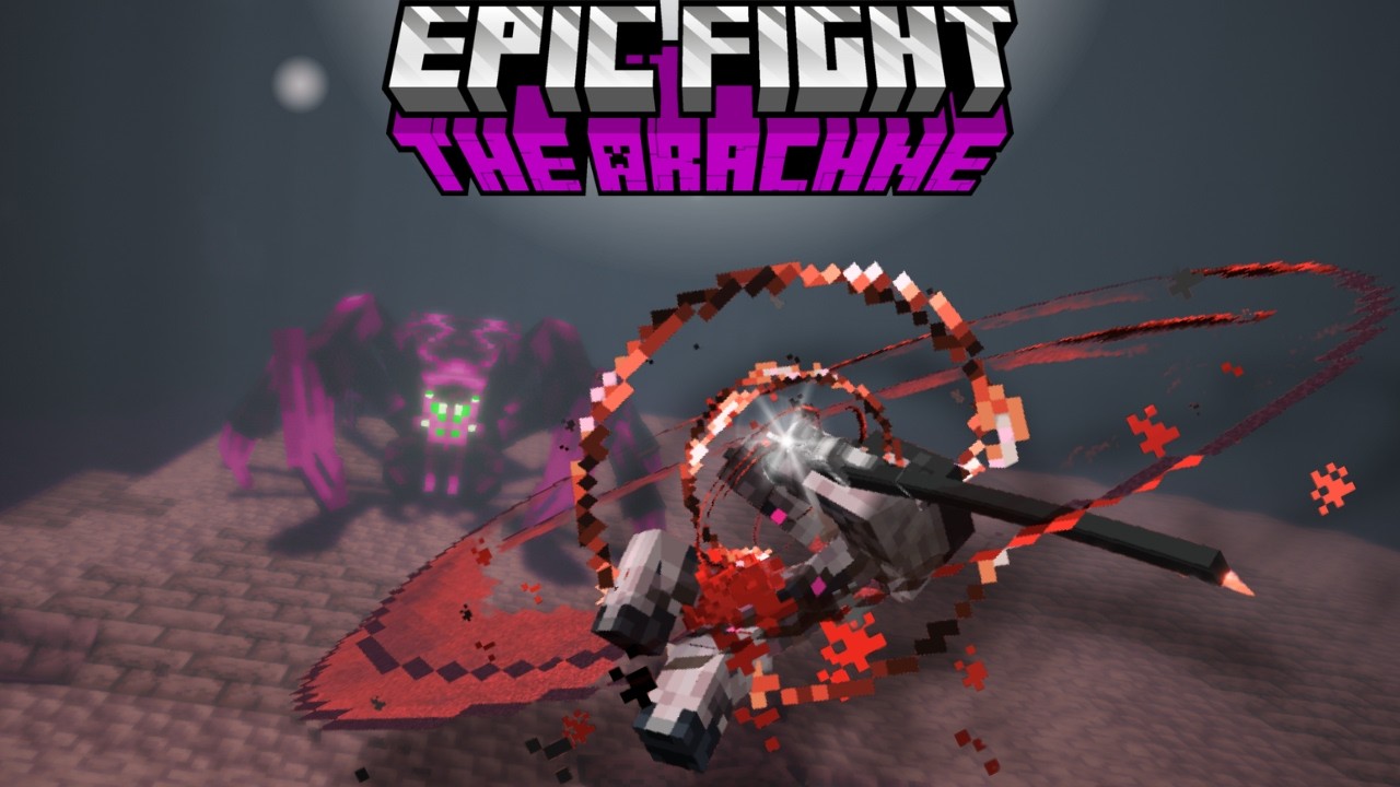 Использование Мурасамы для уничтожения Арахны! | Minecraft: Эпическая битва 