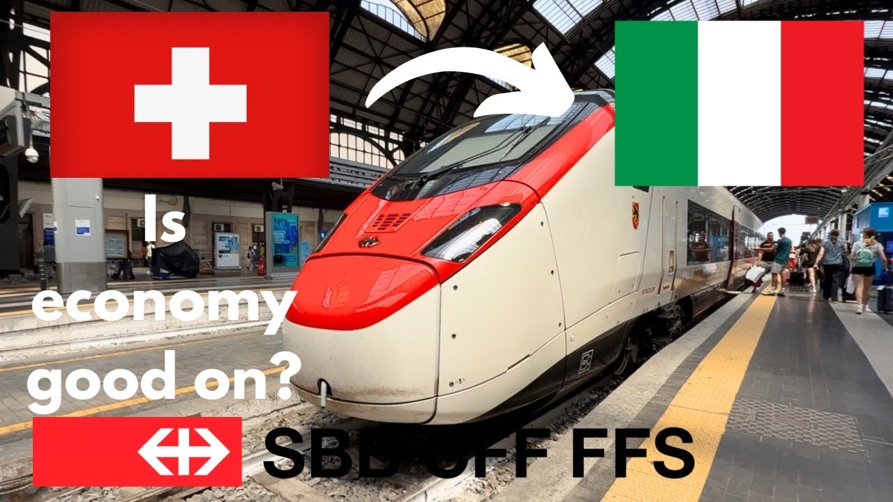 Tripreport! I reviewed the Swiss National Railway, SBB CFF FFS. Zürich to Milan, Economy class.