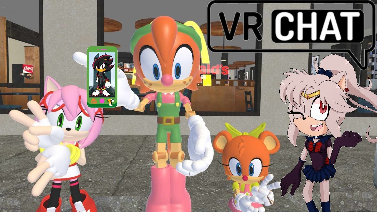 Бэк и Нелла идут в Макдоналдс (с участием Крутой Эми и СейлорПис) — VRChat