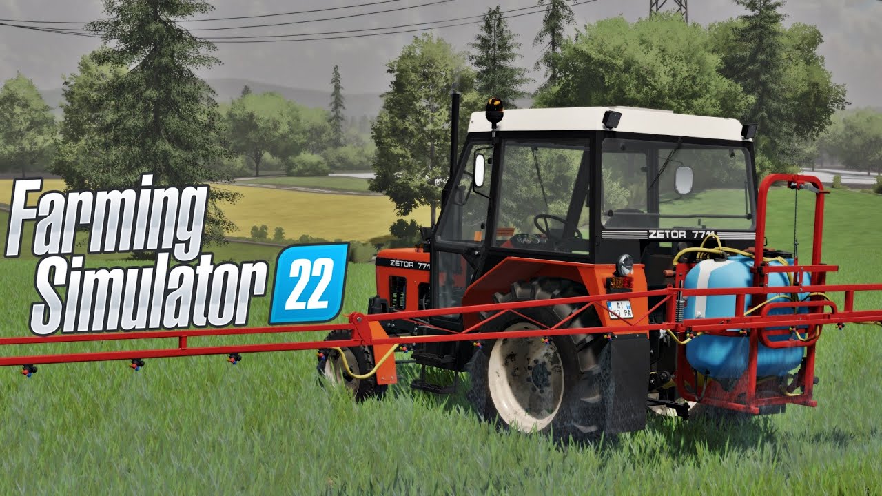 🥰 Pałowanie ciągnika na 5-tce, czyli akcja opryski! 😀 Biardzki P329/2 + Zetor 7711 🤔 Arikson