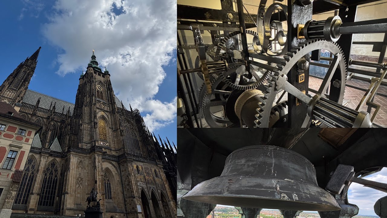 Věžní hodiny- katedrála sv. Víta, Praha / Tower clock - St. Vitus Cathedral, Prague (CZ)
