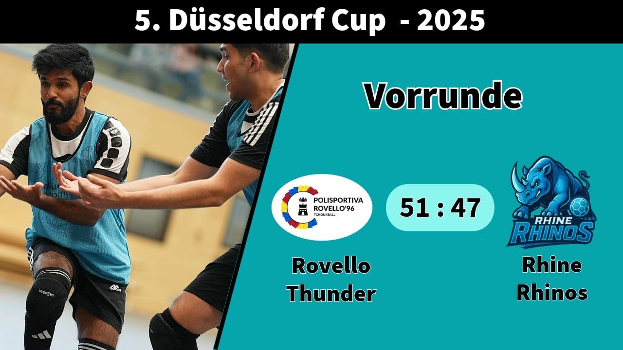 5. Düsseldorf Cup – Group Stage - Rovello Thunder vs. Rhine Rhinos 51:47