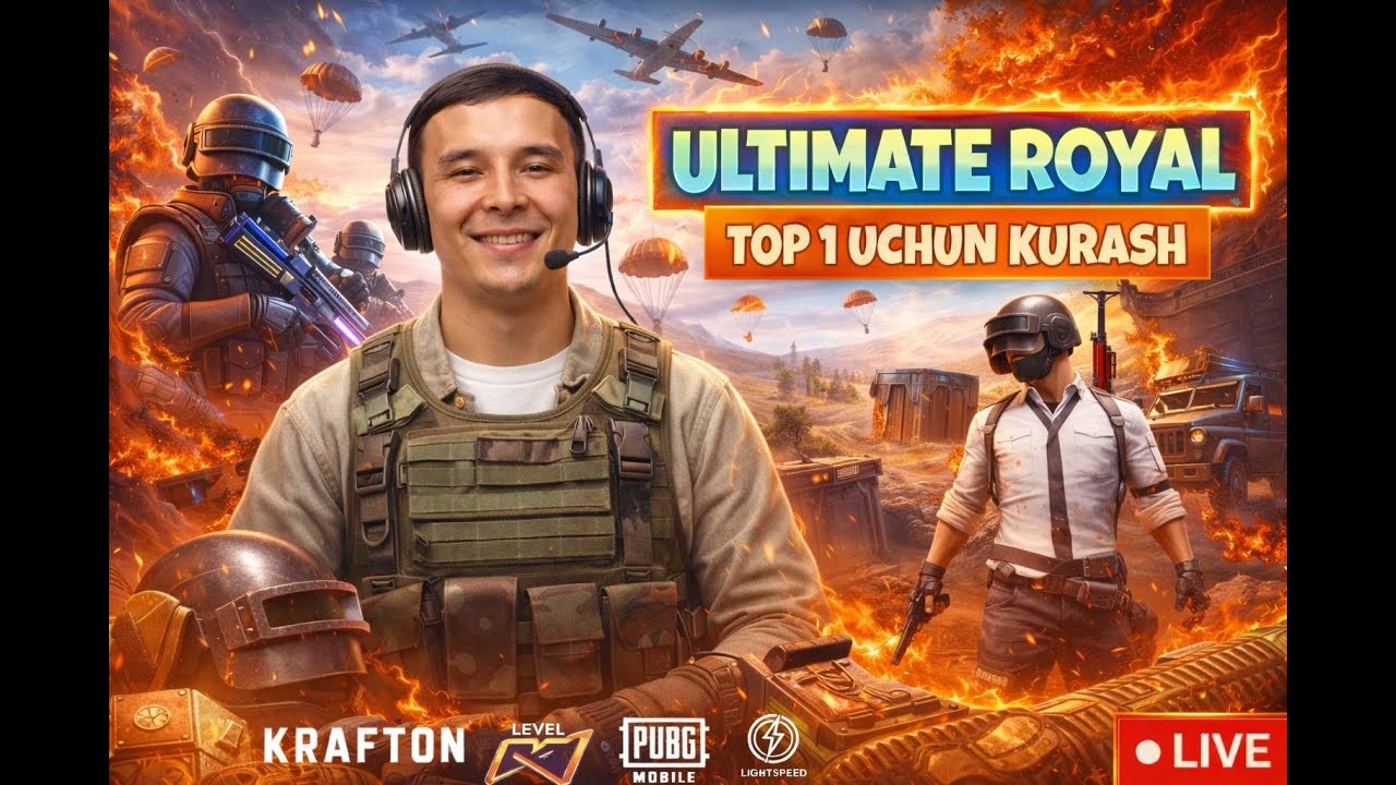 🔴PUBGLIVE ULTIMATE ROYAL 5K SOON GOOO