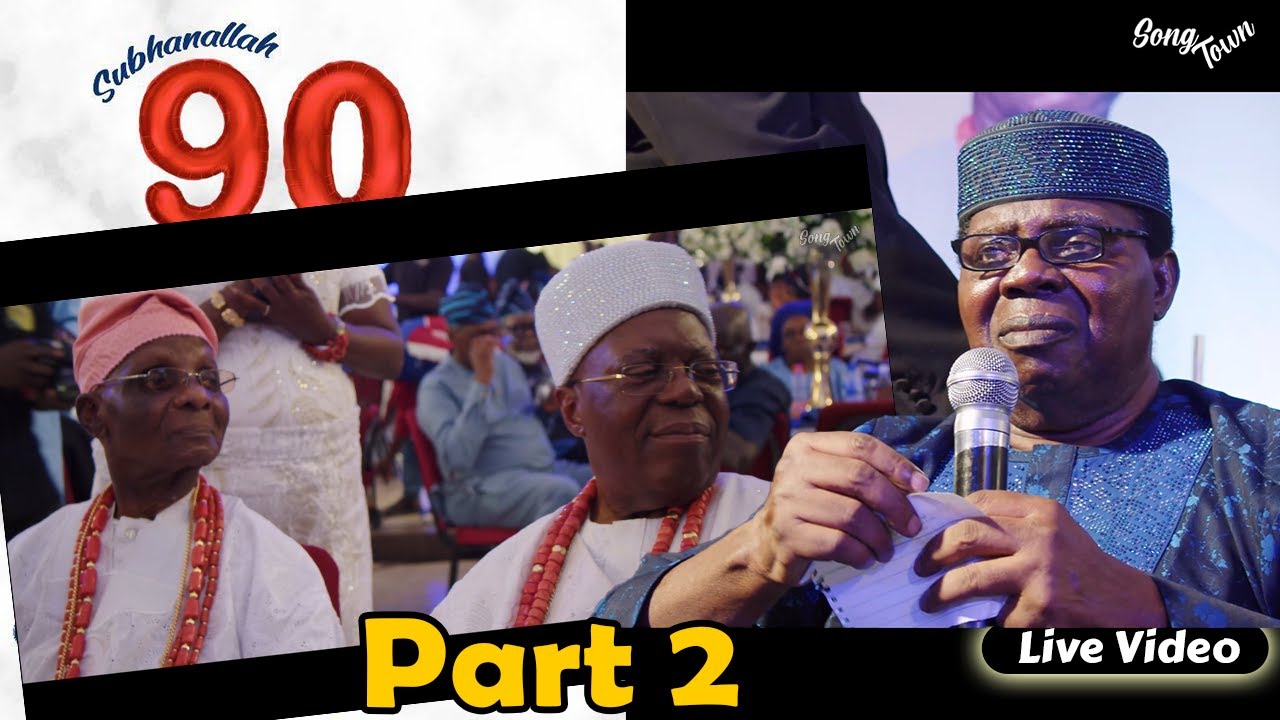 Part2 Sir Ebenezer Obey's Superb Performance At Chief Dr Isola Abudu's 90th Birthday