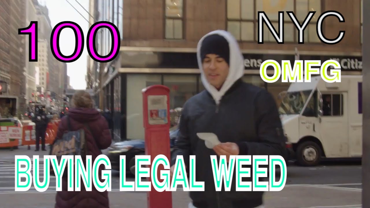 100th VLOG! Buying Legal Weed IN New York City!
