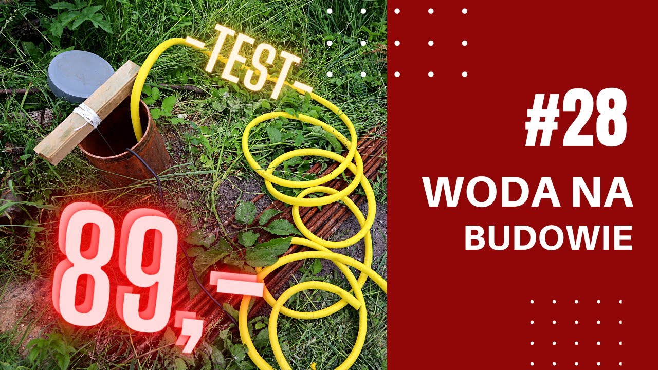 #28 WODA ZE STUDNI GŁĘBINOWEJ - TEST POMPY GŁĘBINOWEJ ZA 89 zł