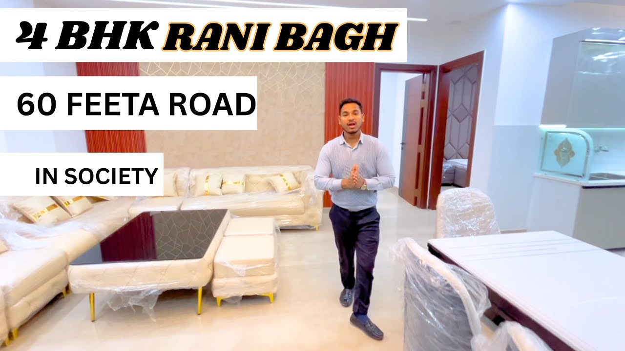 4 BHK IN SOCIETY😍RANI BAGH | 45 Ft Road , Rani Bagh property #ranibagh #4bhk #paswanproperty #flat