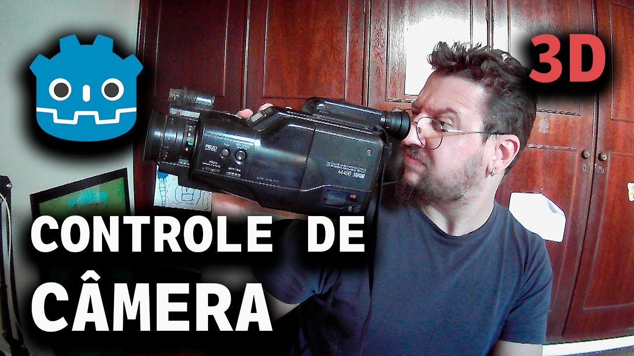 Como faço CONTROLE DE CÂMERA no GODOT 3D