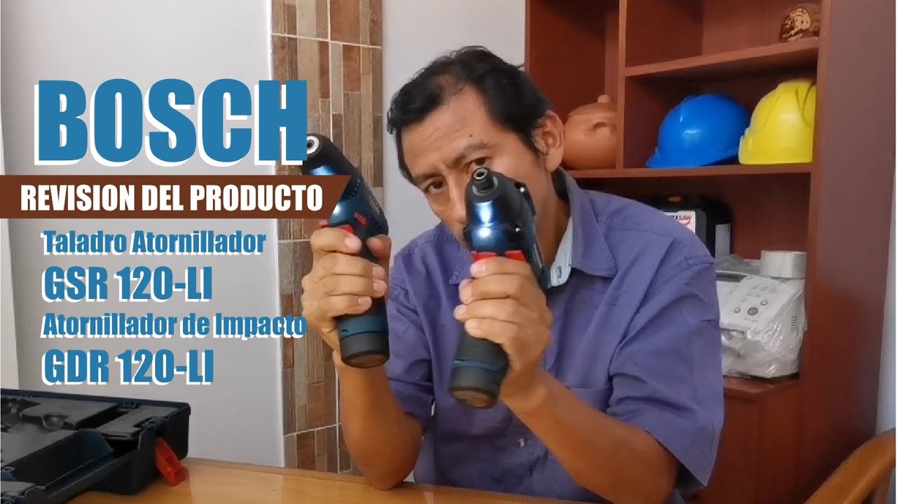 Taladro Atornillador GSR 120-LI + Atornillador de Impacto GDR 120-LI BOSCH