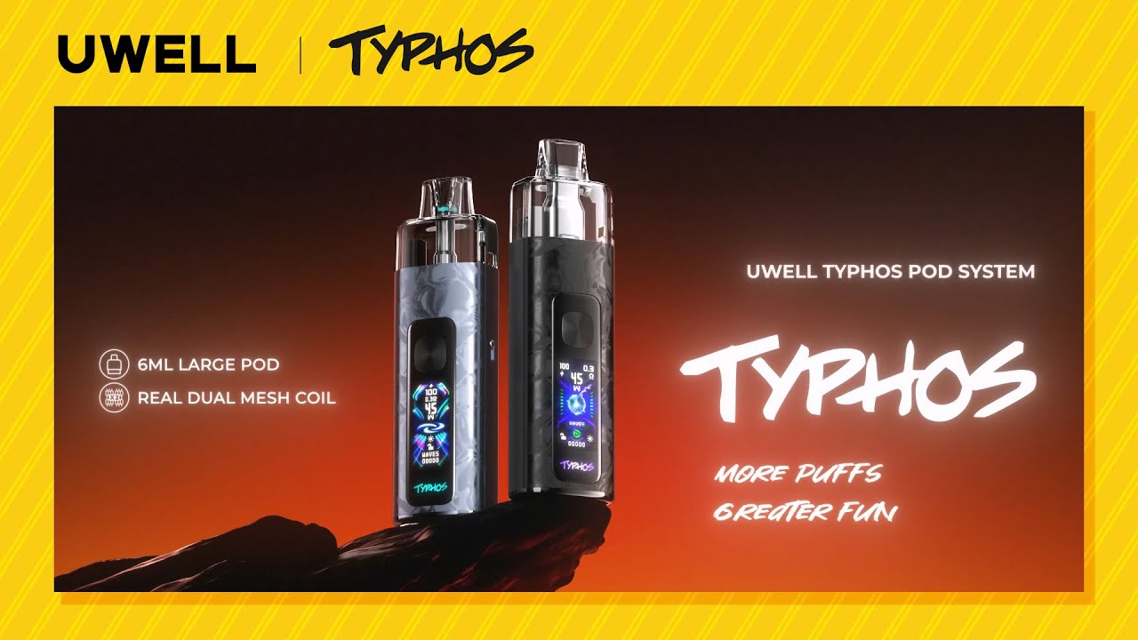 OFFICIAL RELEASE: Typhos, 6mL Large Pod, Powered by Real Dual Mesh Coil