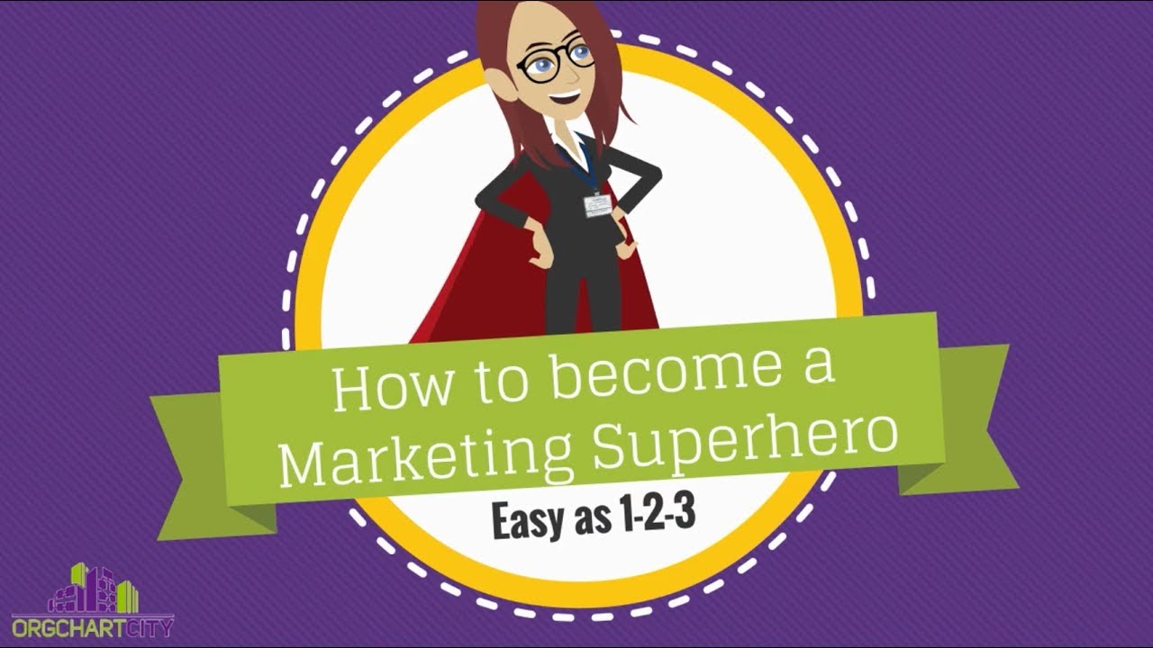 How to be a Marketing Superhero. Easy as 1-2-3.