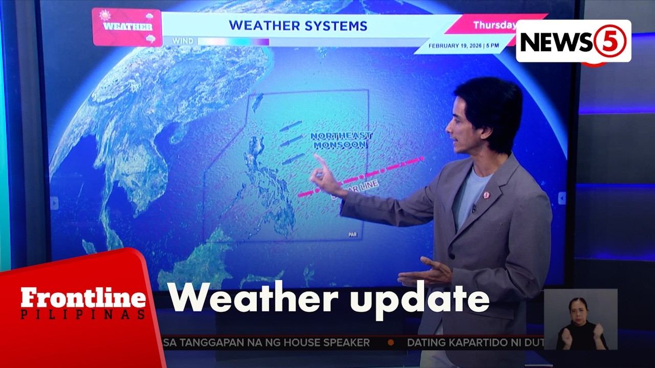 Shear Line, nagpapaulan sa Davao Region at Caraga | Frontline Pilipinas