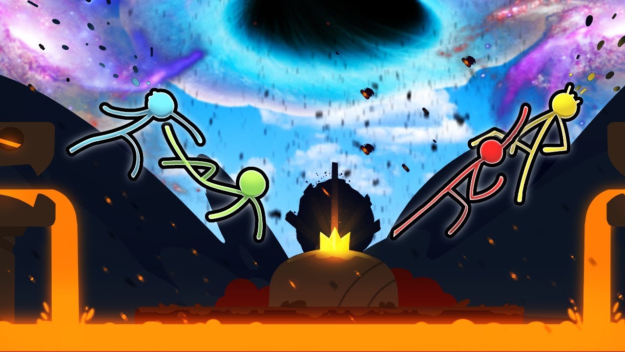 Our Friendly Day Of Fun was Ruined by a Black Hole Disaster in Stick Fight
