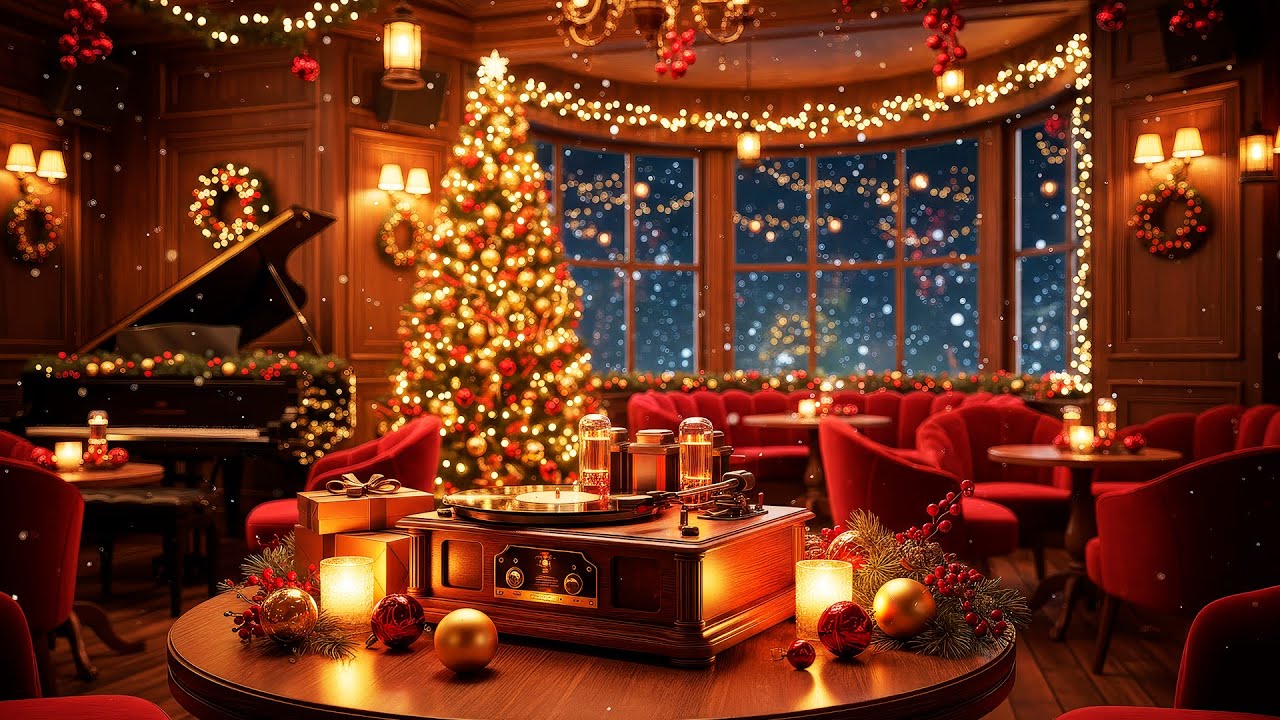 5 Hours of Cozy Christmas Jazz & Lo-Fi Hip Hop 🎄 Warm Winter Lounge Music for Relax, Work & Café