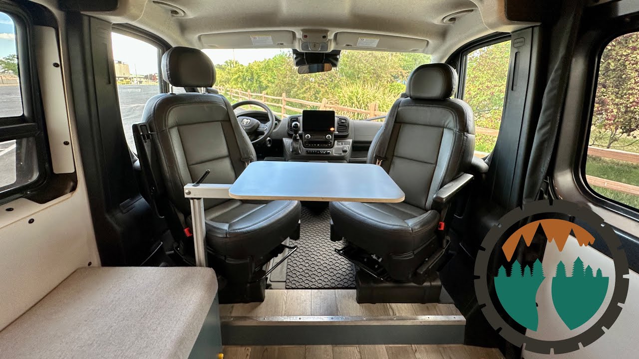 The Easiest Way To Dine In Your Van! Lagun Leg Systems & Tabletop Options!