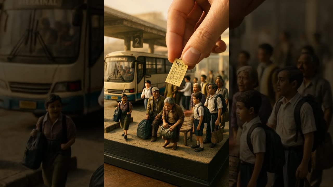 Bus Terminal Travel Diorama #minifigurelife #miniatureart #diorama #busstation #travel #culture