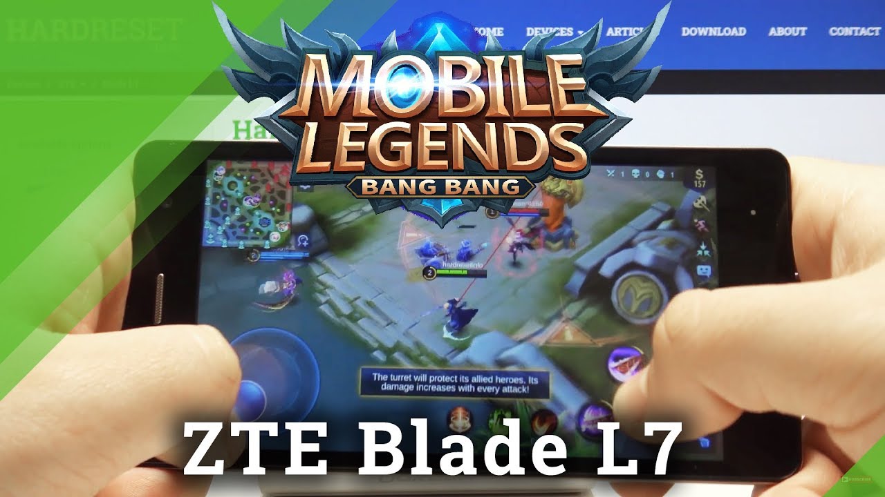 Mobile Legends on ZTE Blade L7 &ndash; High Graphics Test