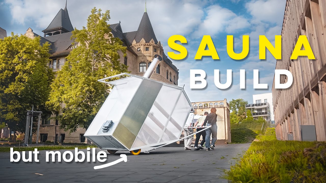 Building a Fully Mobile Sauna That Reaches 110°C – Compact Design