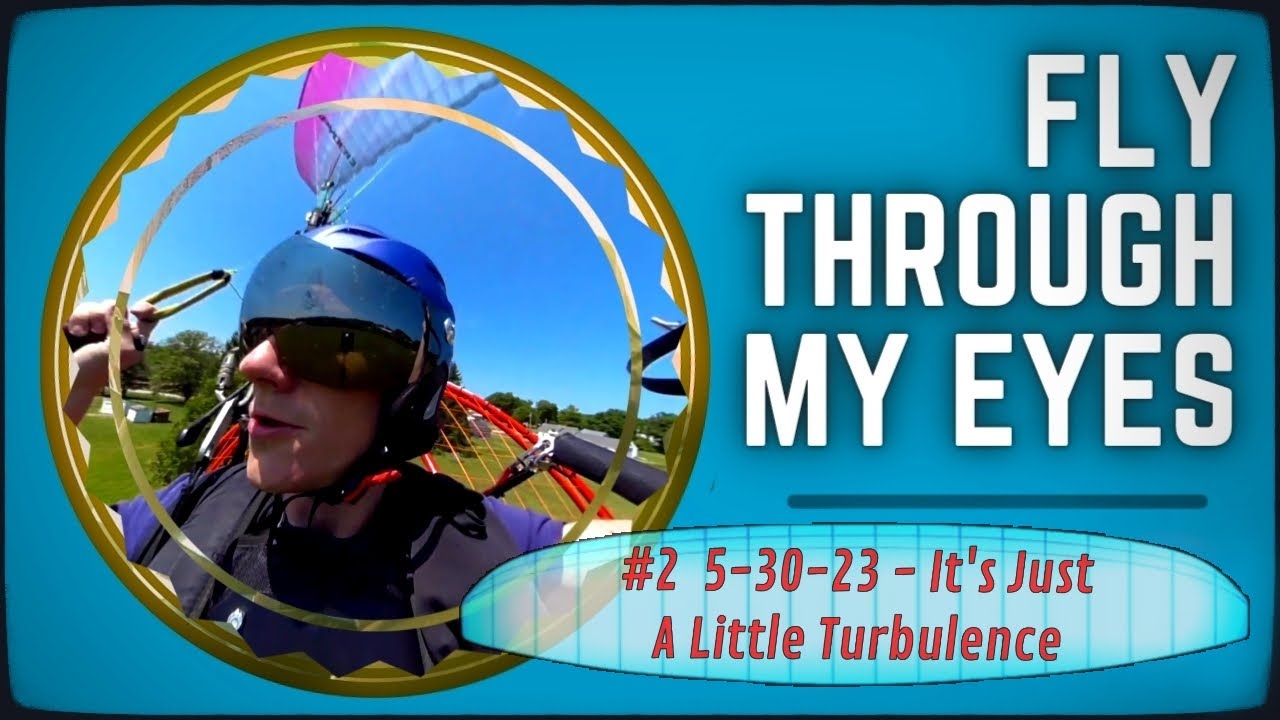 POV Paramotoring #2 - Spicy Flight: Paramotoring in Turbulent Winds on May 30th (No Music)