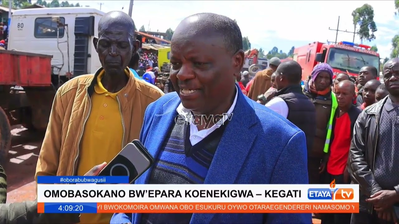 Several feared dead, scores are injured in an accident as truck rums into a matatu at Kegati