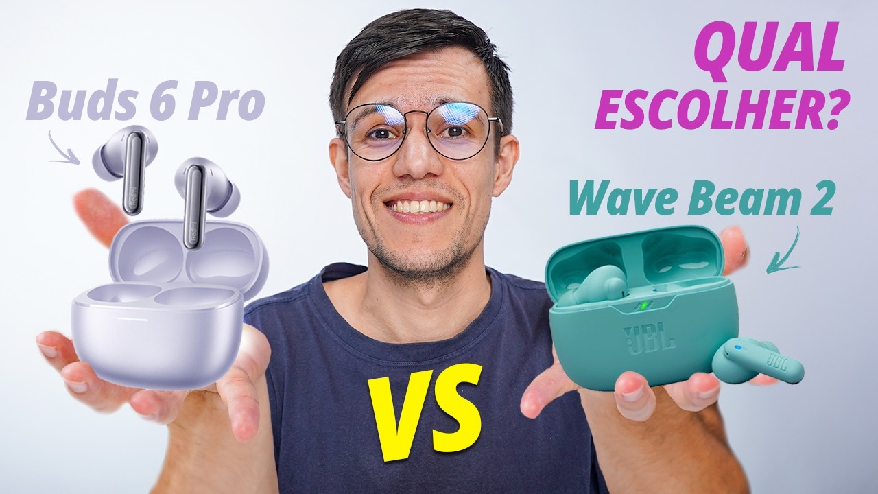 JBL Wave Beam 2 vs Redmi Buds 6 Pro - Qual FONE VALE a PENA Comprar? Comparativo