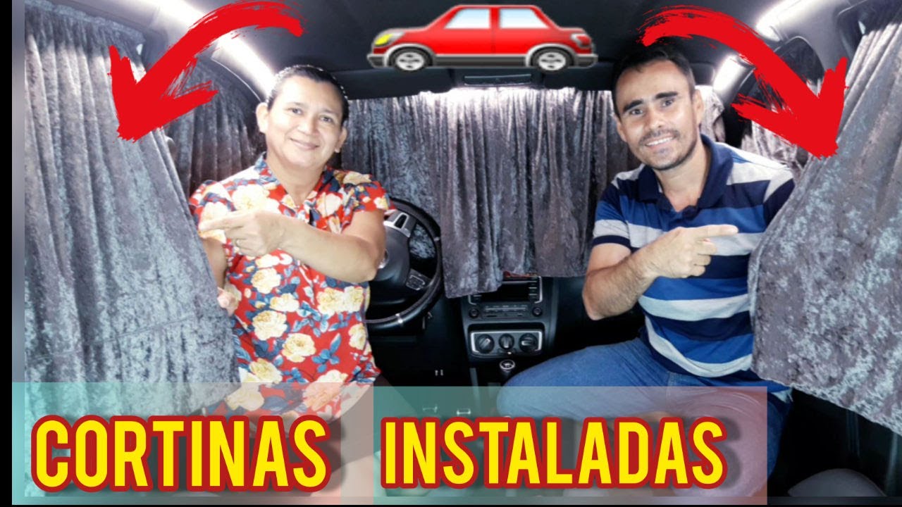 Cortinas lindas e baratas para mini Motorhome camper ( instalação sem danificar o carro )
