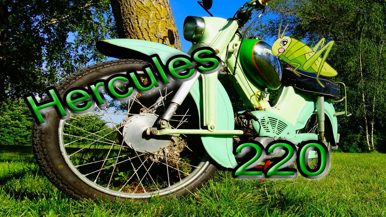 Hercules Typ 220 Moped / 4k