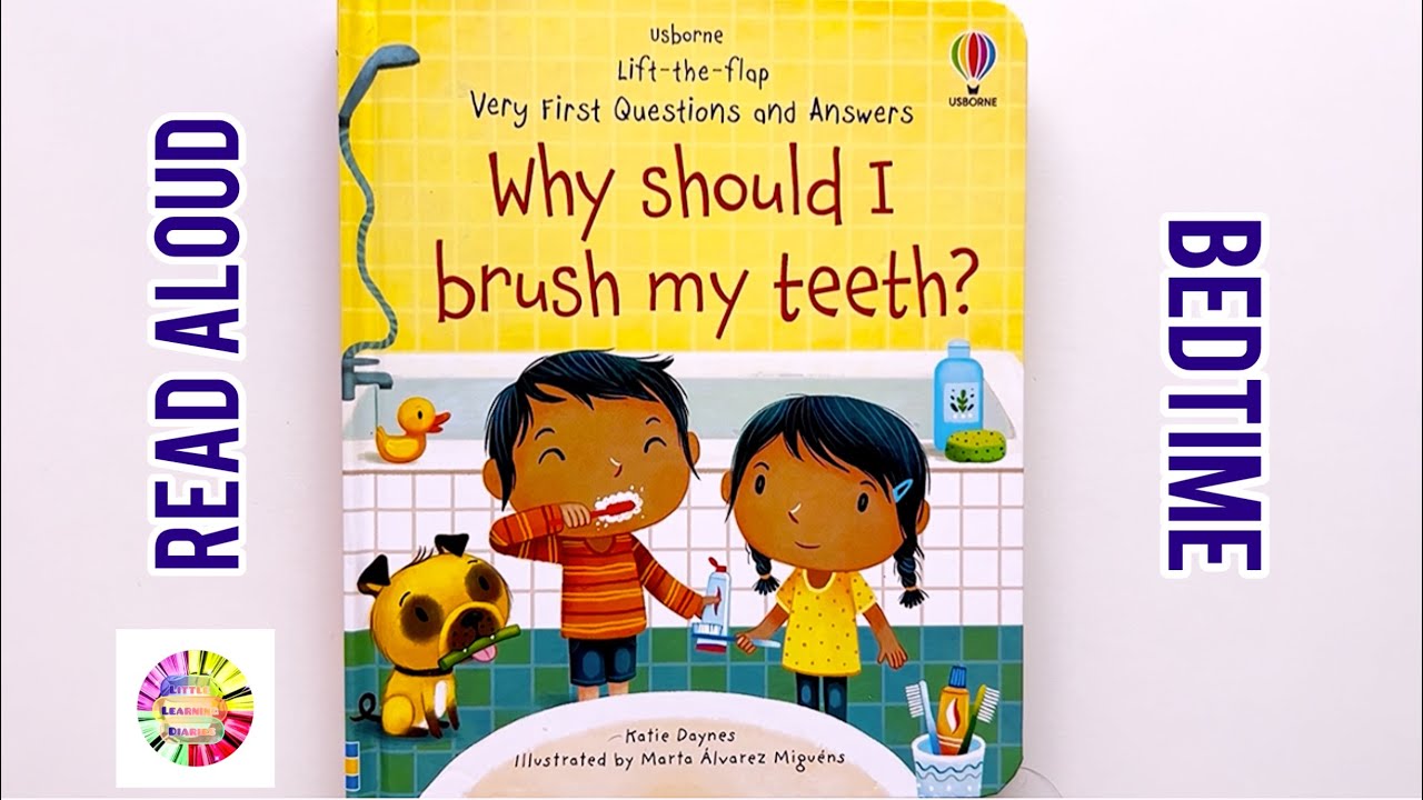 Why Should I Brush My Teeth?🦷🪥Usborne Lift the Flap Read Aloud Book For Kids|Children Dental Hygiene