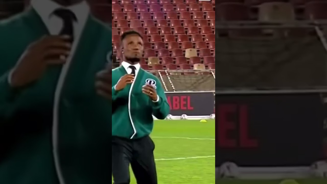 General Teko Modise showing his skills .