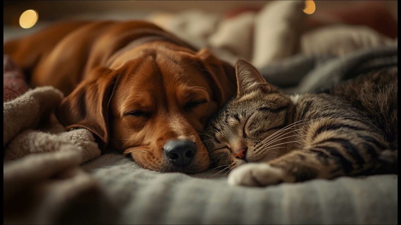 Calm Ambient Soundscape for Pets Anxiety Relief & Relaxation / 1 Hour