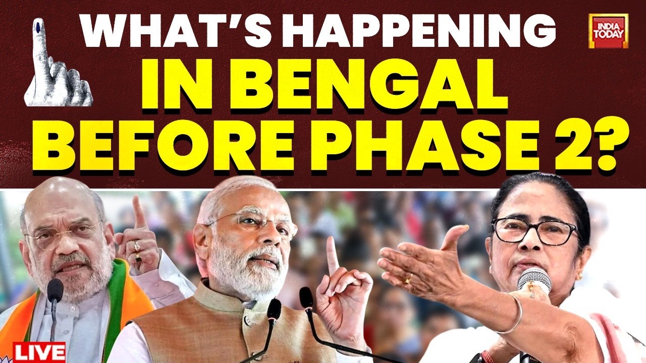 Bengal Elections News LIVE: BJP Vs TMC Tensions Rise Ahead Of Phase 2 Voting | West Bengal Update