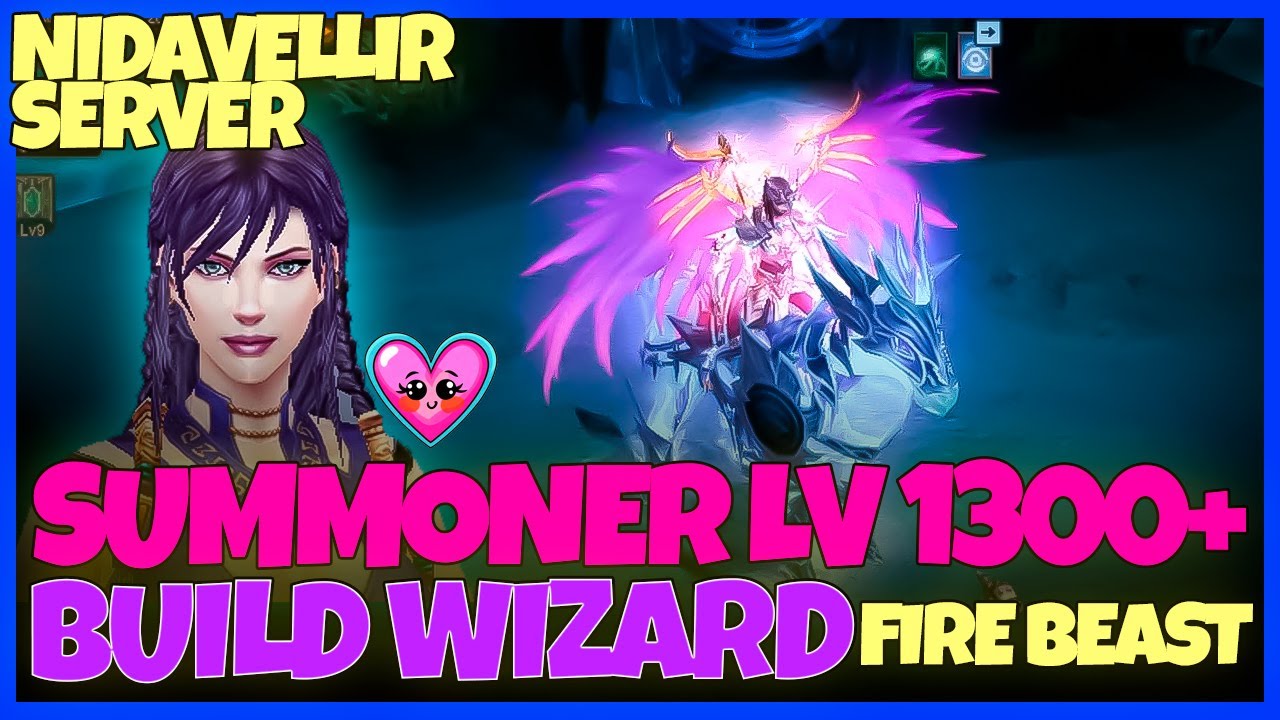[Mu Global] SUMMONER MODO WIZARD  FIRECATS LV1300 - NIDAVELLIR SERVER