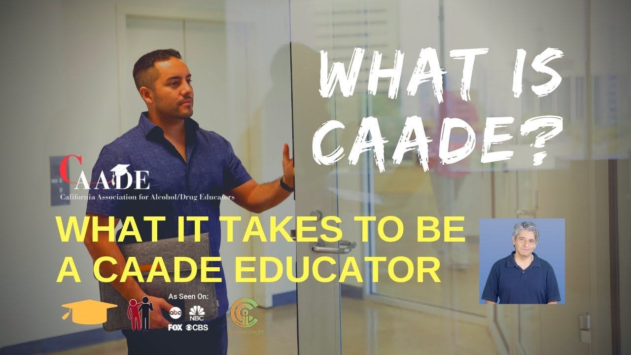 Substance Abuse Counselor: What Is CAADE Alcohol and drug counseling certification