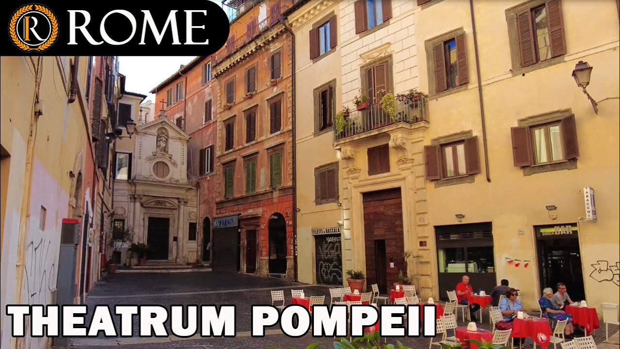 🇮🇹 - РИМ 4K ● Театр Помпеи - Театр Помпея